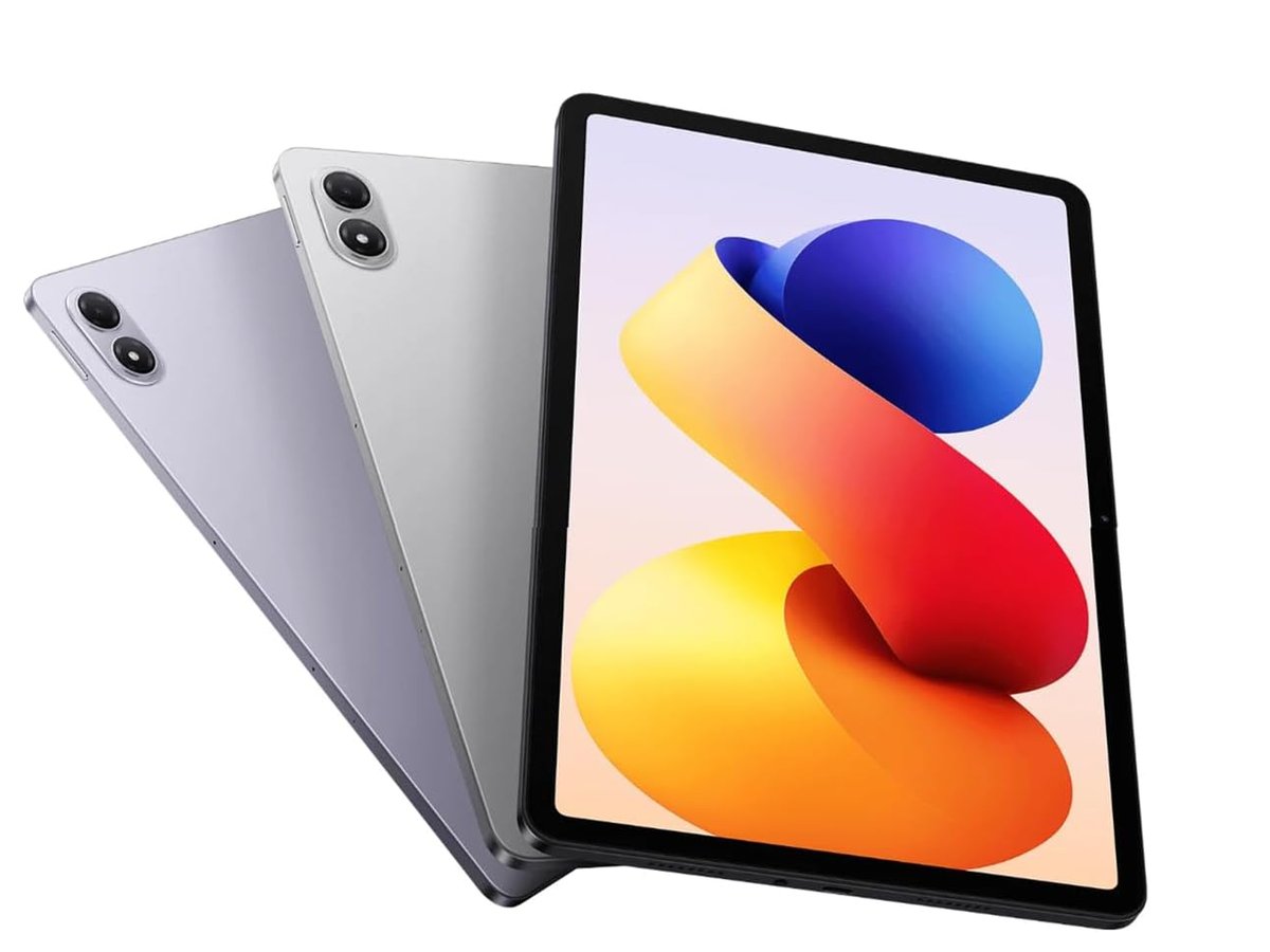 Tablet Xiaomi Redmi Pad 2 Pro de 12,1 pulgadas en tres colores, vista frontal y trasera